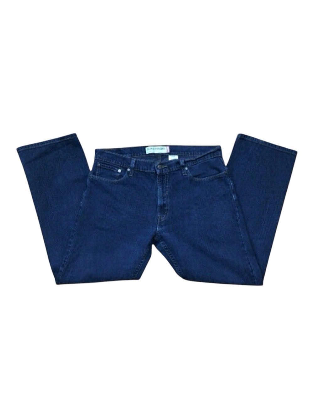 Men LEVIS 514 jeans 36 Style slim straight stretchy dark blue denim denim casual
